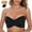 black, variant on Strapless Bras for Women Plus Size Minimizer Bra Underwire Bra Comfort Non-Slip Silicone Unpadded Bandeau Bra Nude 38DDD