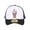Black, variant on Ice Cream Cone Patch Trucker Hat - Black/White