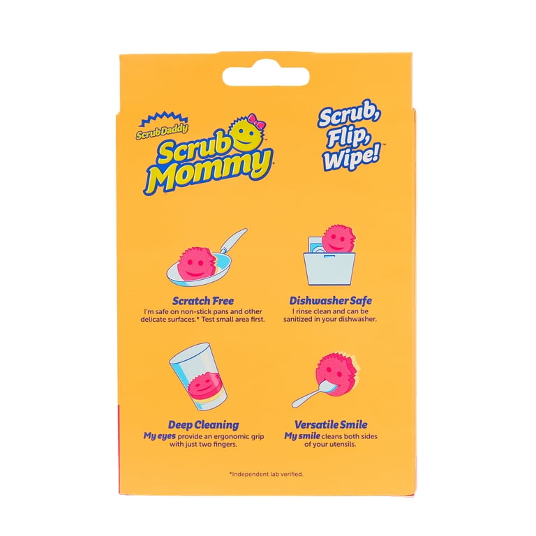 Scrub Daddy Scrub Mommy Dual-Sided Scratch-Free Sponges, 3 Pack photo 5