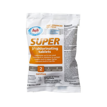 hth 3 super chlorinating tablets