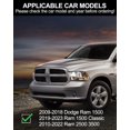 thumbnail image 2 of Running Boards, 6 inch Car Side Steps Nerf Bars for 2009-2018 RAM 1500/2010-2022 RAM 2500 3500 Crew Cab/2019-2022 RAM 1500 Classic Crew Cab, 2 of 6
