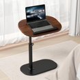 thumbnail image 1 of Meeyoga Mesa Auxiliar en Forma de C con Altura Ajustable, giratoria 360&deg; y Bandeja para TV abatible para sof&aacute;, sill&oacute;n, Mesa Auxiliar peque&ntilde;a para Espacios redu, 1 of 7