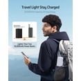 thumbnail image 4 of Power Bank CUKTECH 20000 mAh 45 W con cable USB-C para iPhone, color gris, 4 of 9