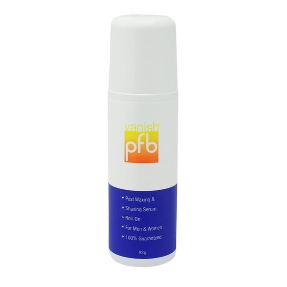PFB Vanish Roll On Regular Post Waxing Shaving Serum For Men & Women 93g/3.3oz