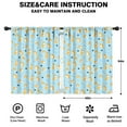 thumbnail image 2 of Blackout Kids Curtains,Cute Shiba Inu Childrens Insulated Curtains Set Of 2,Bedroom Essentials,Toddler Room Decor 42x54in(106x137cm), 2 of 4