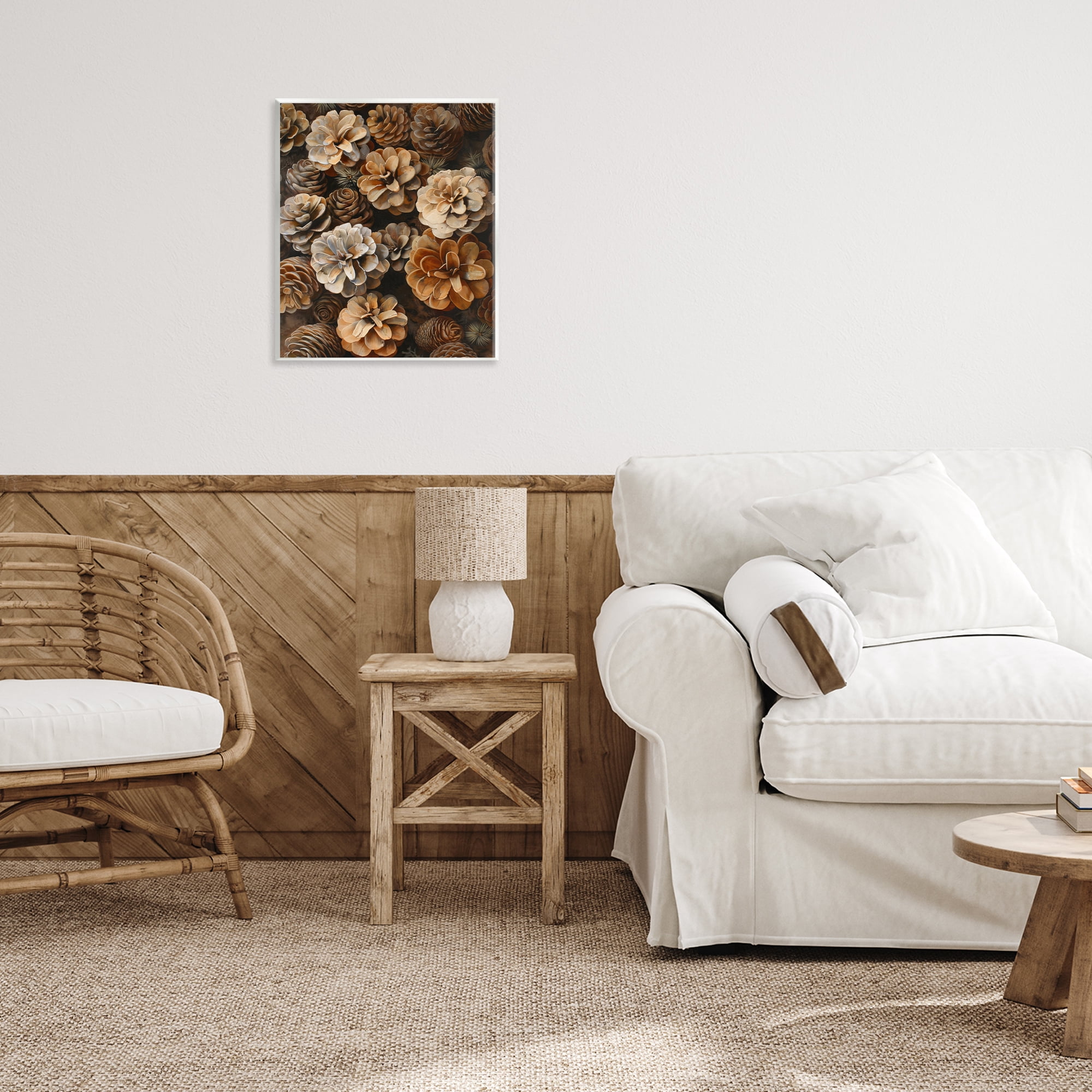 Stupell Industries Pinecone Arrangement Rustic Botanicals Wall Plaque Art, design by Creative Studio
