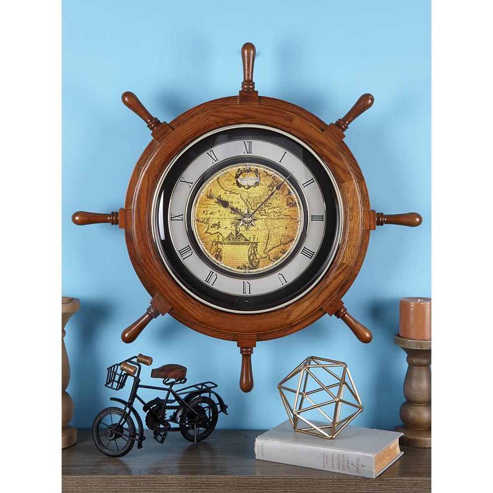 Rhythm 4MH817WD06 Voyager Classic Musical Wall Clock