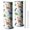 White Dinosaurs Geometric, variant on 20oz White Dinosaurs Label Pattern Skinny Tumblers Stainless Steel Tumbler with Lid and Straw,Vacuum Insulated Double Wall Travel Tumbler Cups with Cleaning Brush for Coffee,Tea