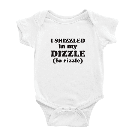 

I Shizzled in My Dizzle (Fo Rizzle) Cute baby romper jumpsuit Newborn-24 Monthes
