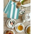 thumbnail image 3 of Stripes Summer Aqua Blue Sea Absorbent Rag Kitchen Cleaning Cloth Dish Towels Waffle Microfiber Wipe Duster, 3 of 7