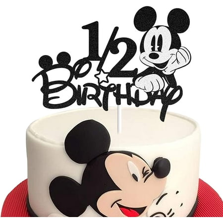 1 2 Anniversaire Mickey Mouse Gateau Topper 6 Mois Fete D Anniversaire Demi Annee Bebe Garcons Filles Fete Decorations Fournitures Walmart Canada 1 2 Anniversaire Mickey Mouse Gateau Topper 6 Mois Fete D Anniversaire Demi Annee Bebe Garcons Filles Fete Decorations Fournitures Walmart Canada