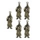 thumbnail image 4 of 5 piezas de estatuas pequeñas doradas estatuilla decoraciones DIY llaveros, 4 of 6