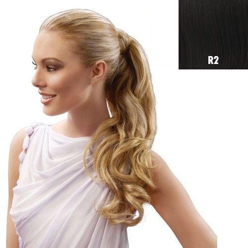 Jessica Simpson Ken Paves Hair Extensions 23" Wrap Around Pony HairDo