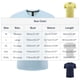 thumbnail image 3 of Camisetas de manga corta y cuello redondo para hombre, camisetas de entrenamiento, fitness, transpirables, elásticas, de color liso, para exteriores, de poliéster., 3 of 5