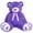 Purple, variant on LotFancy Giant Teddy Bear Stuffed Animal, 63" Large Bear Plush Toy Gift for Girls Girlfriend Wife, Purple