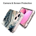 thumbnail image 2 of Compatible for iPhone 13 Case,Marble Pattern IMD Shockproof Rubber Rugged Soft TPU Silicone Drop Protective Women Girl Ultra Slim Cover.For iPhone 13,D, 2 of 6
