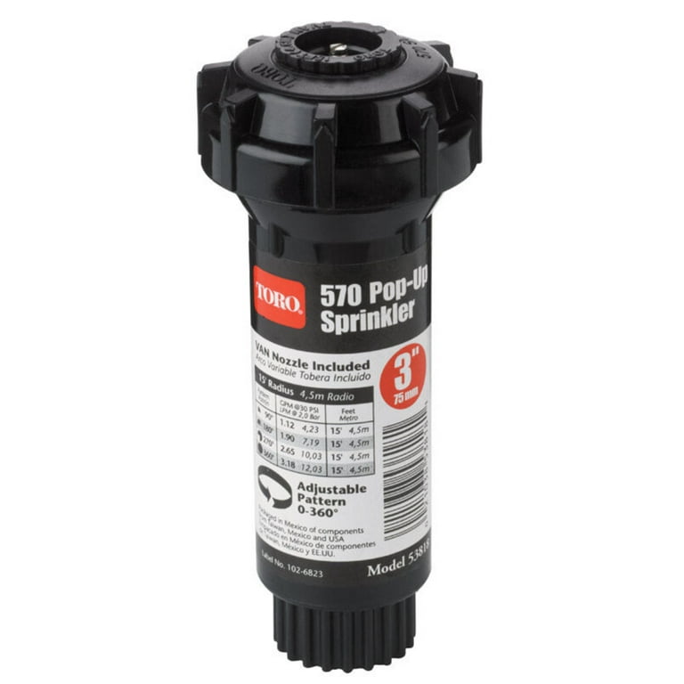 570Z Pro Series 15 sq. ft. Pop-Up Fixed Spray Sprinkler 570Z Pro Series 15 sq. ft. Pop-Up Fixed Spray Sprinkler