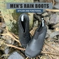 thumbnail image 2 of NORTY Mens Low Ankle Garden Shoe Rubber Waterproof Rain Boots Runs 1 Size Big, 2 of 6