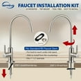 thumbnail image 2 of iSpring RCS5T 500 GPD Débit Élevé Résidentiel et Commercial Léger Système de Filtration d'Eau Sans Réservoir par Osmose Inverse avec Rapport de Drain 1:1, 2 of 2