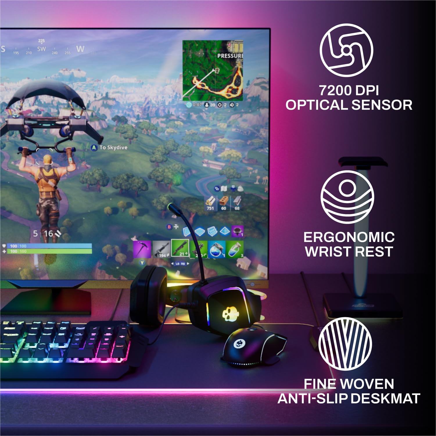 音ゲー Game Punk Codebreakers PC Gaming Bundle – Includes Keyboard
