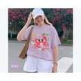 thumbnail image 4 of VibeNest Studio Unisex Funny Crab Bubble Gum Beach Vacation Cocktail Summer Garment Dyed Graphic T-Shirt, 4 of 8