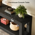 thumbnail image 7 of Tribesigns 62.99" Long Wood Console Table, Farmhouse 2-Tier Entryway Table Sofa Table, 7 of 7