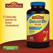 Nature Made Cholest-Off Plus 450 mg Softgels, 200 Ct