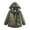 Army Green, variant on HAOTAGS Boys Hooded Winter Coats(3-13), Large Pocket With Thick Windproof Warm Zip Up Jacket Long Sleeve Parkas For Kids Army Green 6-7Years