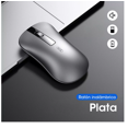 thumbnail image 2 of Mouse Gamer Wünd  Juego Inalámbrico Recargable Silenciar A9 Gris, 2 of 5