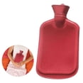 thumbnail image 1 of Botella Caliente Goma Botella Caliente PVC Funda Tela Felpa Funda Tela Piel Conejo Imitación Calentador Manos Botella Caliente Hervidor (goma Roja) Rojo, 1 of 9