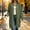 Army Green, variant on WIZUTIZ Women's Solid Color Button Front Jacket Mid-Length Long Sleeve Pockets Loose Fit Casual Winter Warm Coat Outerwear