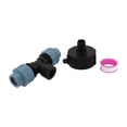 thumbnail image 2 of Plastic PE Tube Tap Water Splitter S60X6 Garden Coarse Thread IBC Tank Adapter 20/25/32mm Quick Valve Connector Garden Tools, 2 of 10