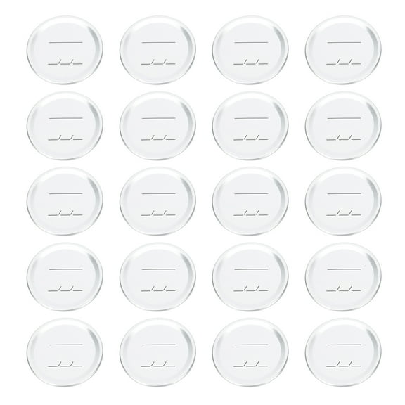 Raindrops 20pcs Leak Lids For Jars Storage Caps For Canning Replacement For Broken Jar Covers