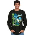 thumbnail image 3 of Popeye Never Quits Asian Inspired Men's Long Sleeve Tee T Shirt Brisco Brands S, 3 of 6