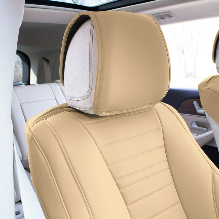 FH Group Leatherette Diamond Pattern Seat Cushions For Car Truck SUV Van -  Front Seats