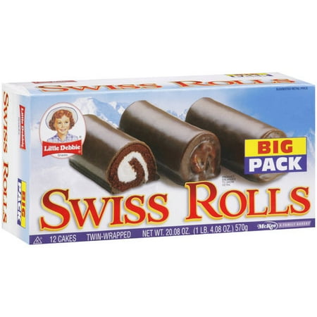 Little Debbie Swiss Rolls - 12 CT - Walmart.com