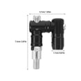 thumbnail image 2 of TABLETREANDS 2Ud Tornillos Adaptadores Para Espejo Retrovisor 10Mm Para Motocicleta Scooter Atv Negro, 2 of 8