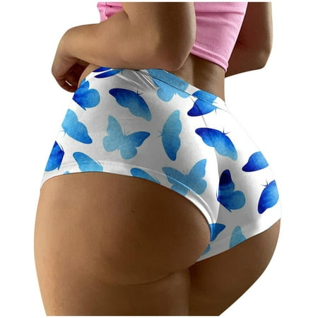 GHSOHS Womens Underwear Panty High Waist Panties for Women Tummy Control Underwear Seamless Women s Fashion High Waist Underwear Printed Seamless Breathable Panties Briefs Panties Cotton Crotch  M