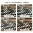 thumbnail image 7 of ODIKA 3'x5' Washable Accent Rug Pet Friendly, Non-Shedding Mat Plaid Distressed Repeat Retro Panel Farmhouse Border Door Vintage Refined for Bedside, Nursery Room, 7 of 7