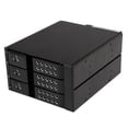thumbnail image 1 of StarTech.com 3-Bay Hot Swap Backplane for 3.5in SAS II/SATA III - 6 Gbps HDD - Aluminum Trayless Mobile Rack Backplane (HSB3SATSASBA),Black, 1 of 6