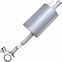 Northeastern Exhaust Stainless Steel Rear Muffler Fits 2012-2015 Honda Civic 1.8L & 1.5L Sedan | Direct Fit | Free Gasket & Spring Bolt Kit