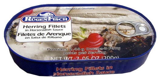 Herring Fillets in Horseradish Sauce (RugenFisch) 200g by