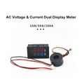 thumbnail image 3 of Generic Numérique Double Couleur Bleu et Rouge Led Voltmètre d'Affichage Ammeter Indicateur de Courant de Tension avec Transformateur d'Instrument, 3 of 5