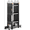 black, variant on 2.5ft 7 in 1 Multi-Purpose Ladder, Folding Aluminium Extension Ladder w/Anti-Slip Feet, EN 131 Standard 330LB Capacity