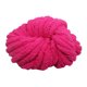 thumbnail image 3 of Hilo de chenilla grueso, fibras acrílicas, calibre 7, lavable, grueso Rosa roja, 3 of 9
