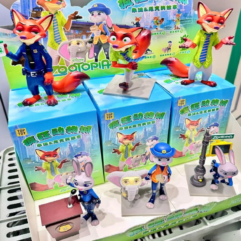 Disney Zootopia Judy And Nick'S Story Series Blind Box Anime