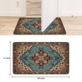 thumbnail image 6 of Bohemian Brown Ethnic Rug Welcome Door Mat Decorative Doormat Farmhouse Low-Profile Floor Rug Switch Mat for Home Indoor Outdoor Decorations 17 X 30 Inch, 6 of 6