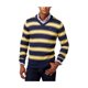 thumbnail image 1 of Tommy Hilfiger suéter a rayas para hombre, amarillo, pequeño, 1 of 1