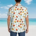 thumbnail image 6 of Haiem Floral Strawberr Printed Hawaiian Shirt for Men - Men’s Casual Beach Summer Shirts - Stretch Fabric with Modern Fit-3X-Large, 6 of 9