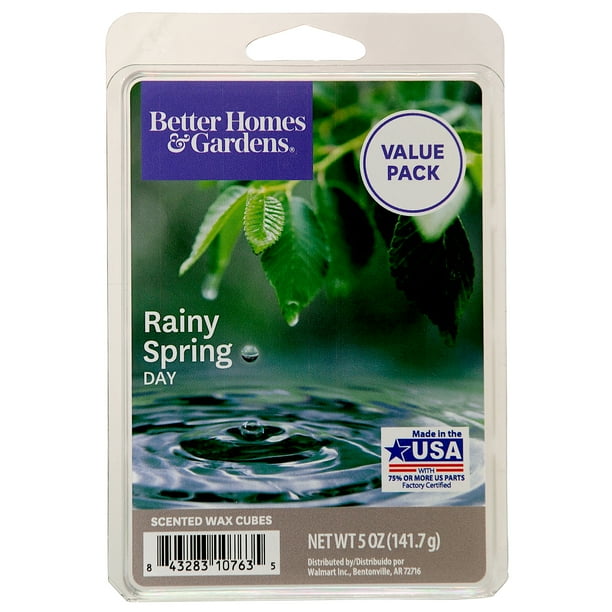Rainy Spring Day Scented Wax Melts, Better Homes & Gardens, 5 oz